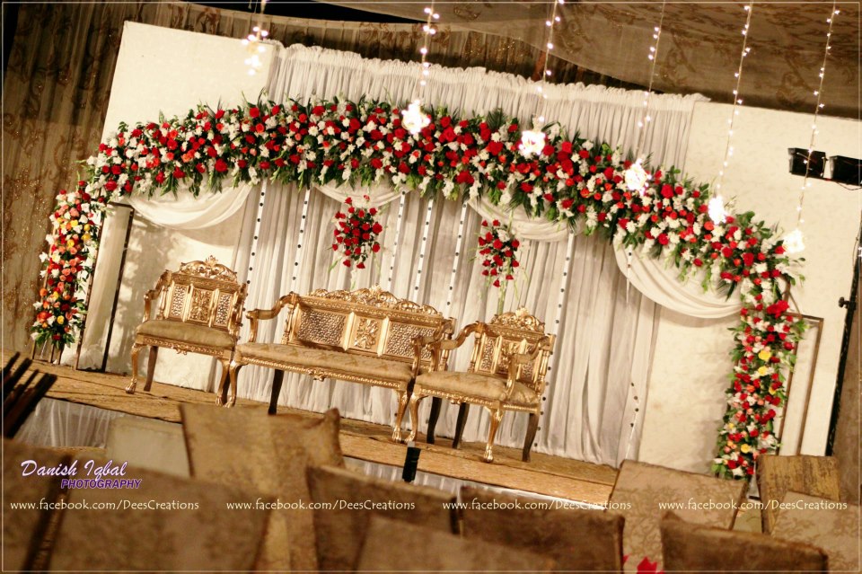  Pakistani  Wedding Stage Decorations  Dee s Creations
